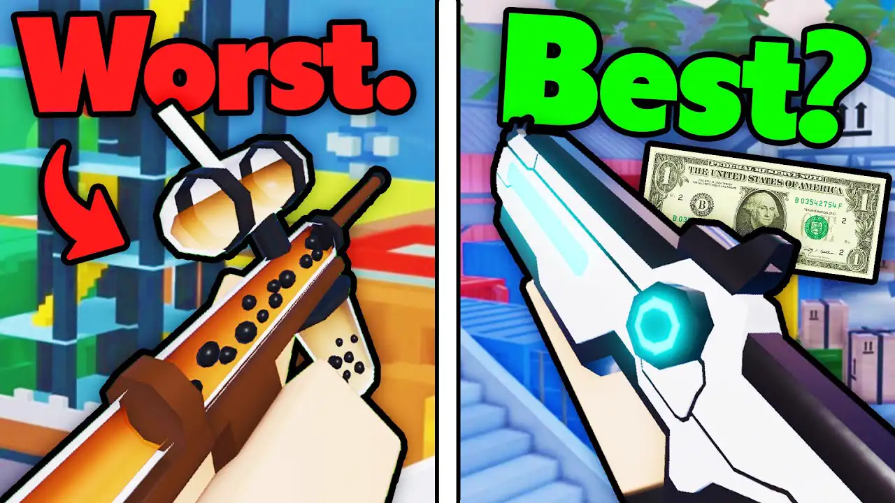 Ranking EVERY PAY TO WIN GUN in Roblox Rivals from WORST to BEST..